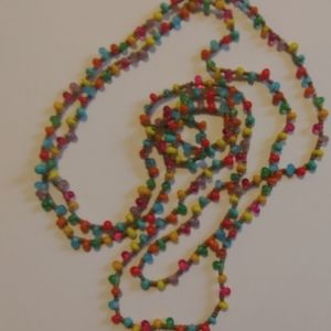 Colorful bracelets and necklace